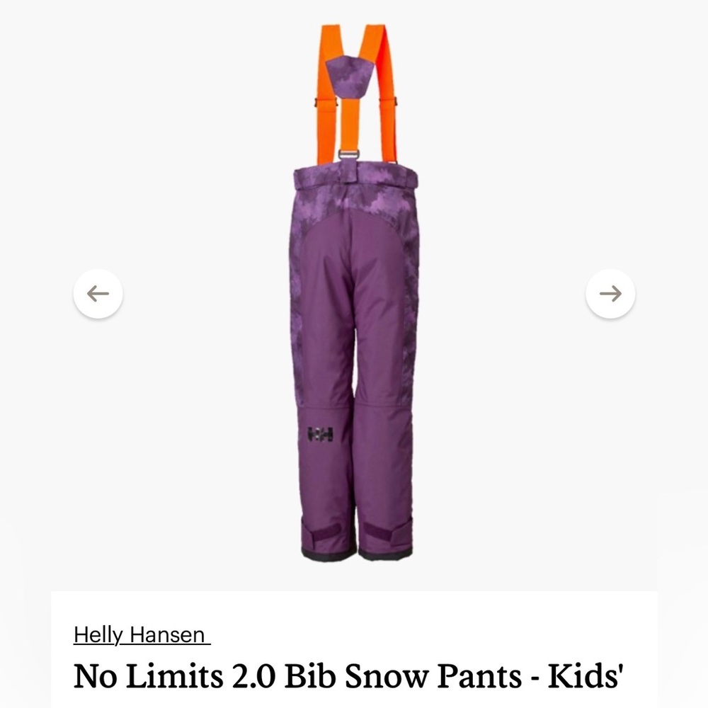 Helly Hansen Youth Snow Pants